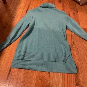 J Crew Robin’s Egg Blue Turtleneck